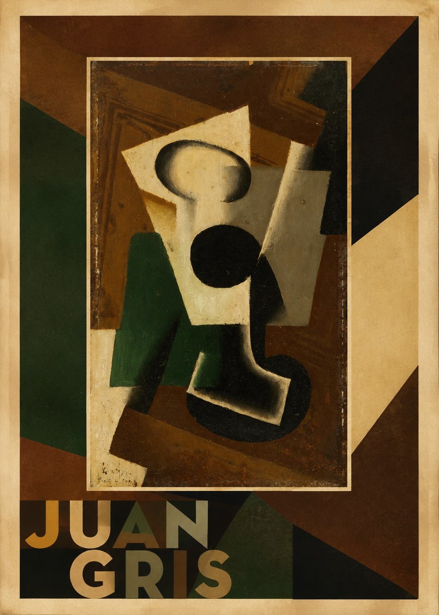 Juan Gris The Open Window No2 - Plakat