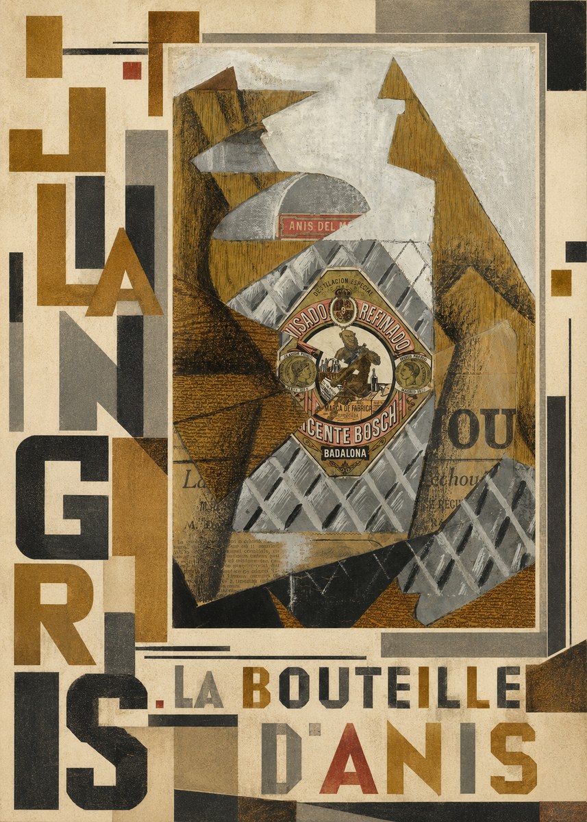 Juan Gris La Bouteille D'anis No3 - Plakat