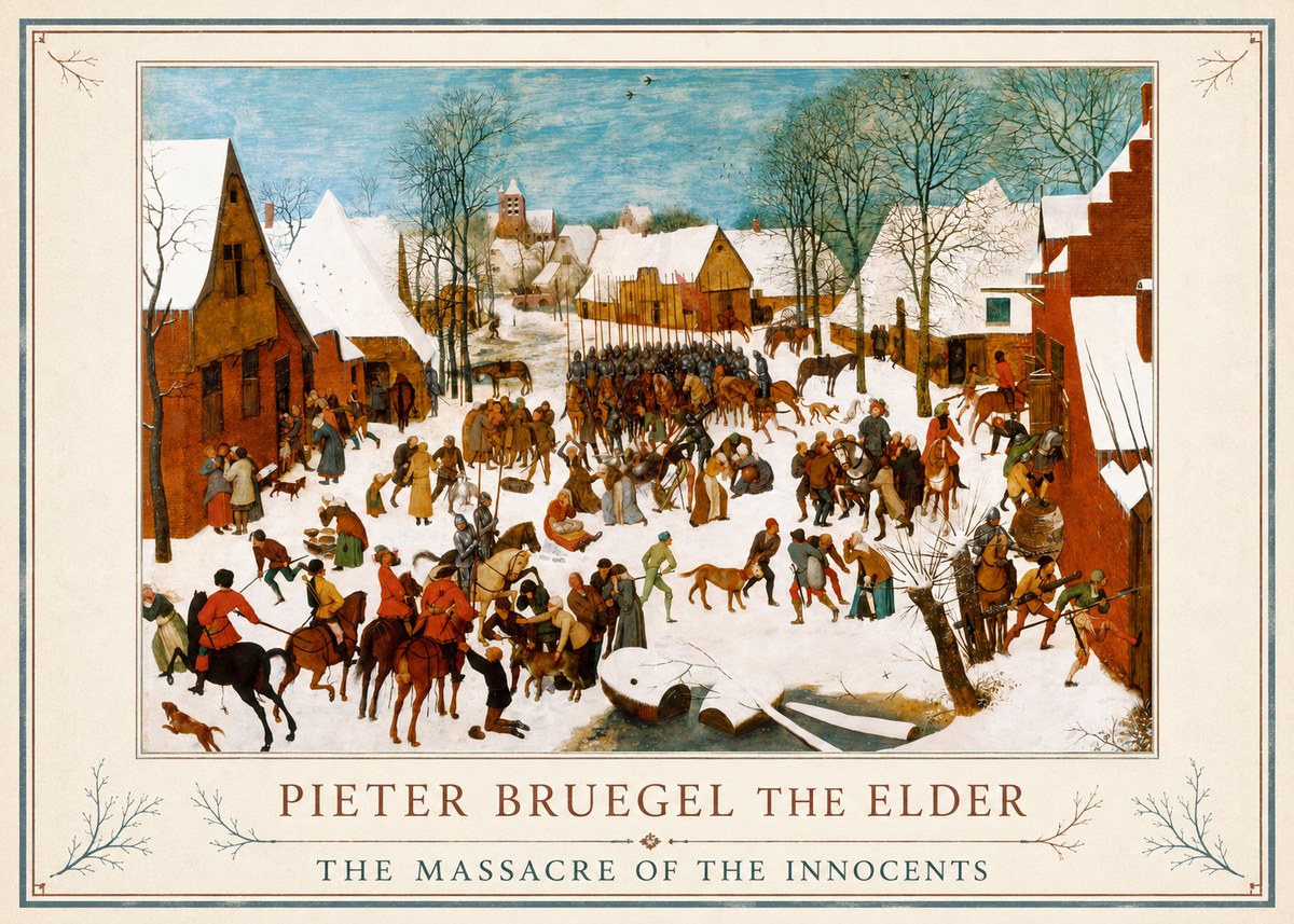 Pieter Bruegel The Massacre of the Innocents No1 - Plakat