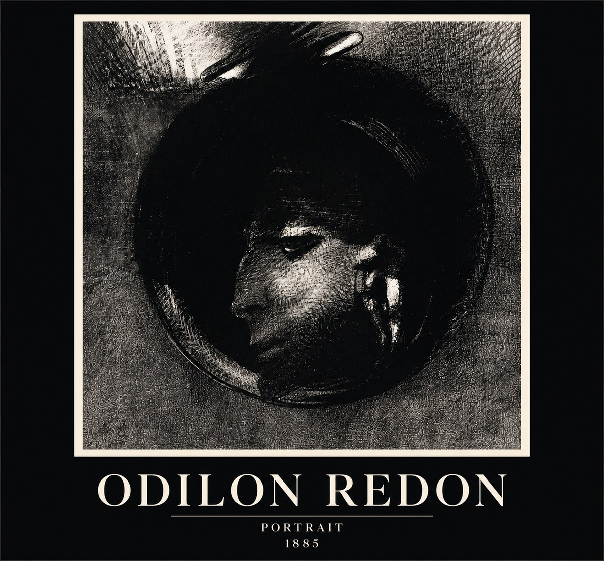 Odilon Redon Portrait No3 - Plakat