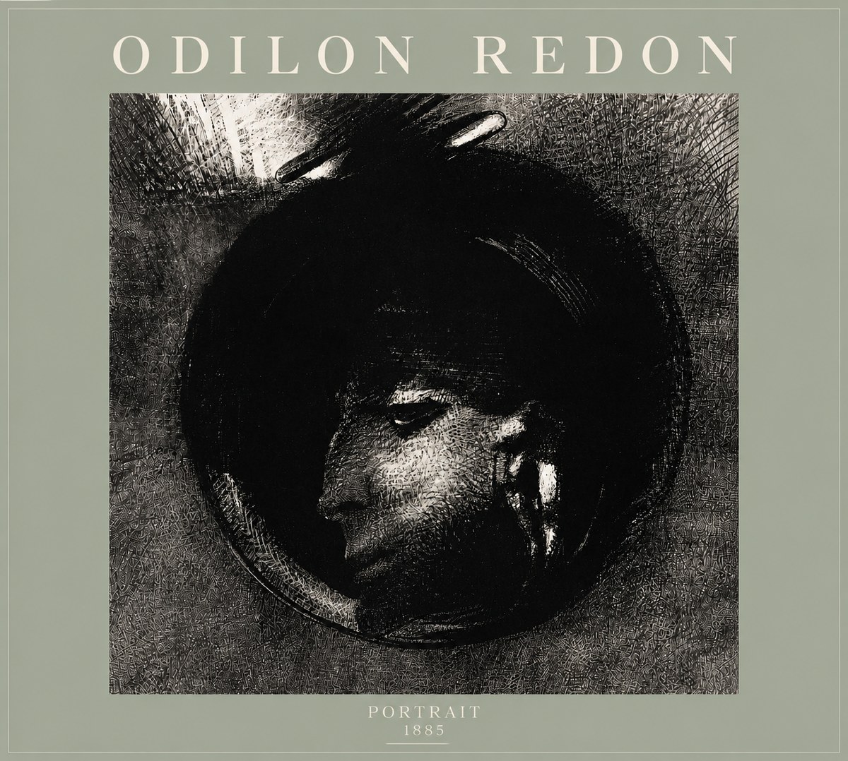 Odilon Redon Portrait No5 - Plakat