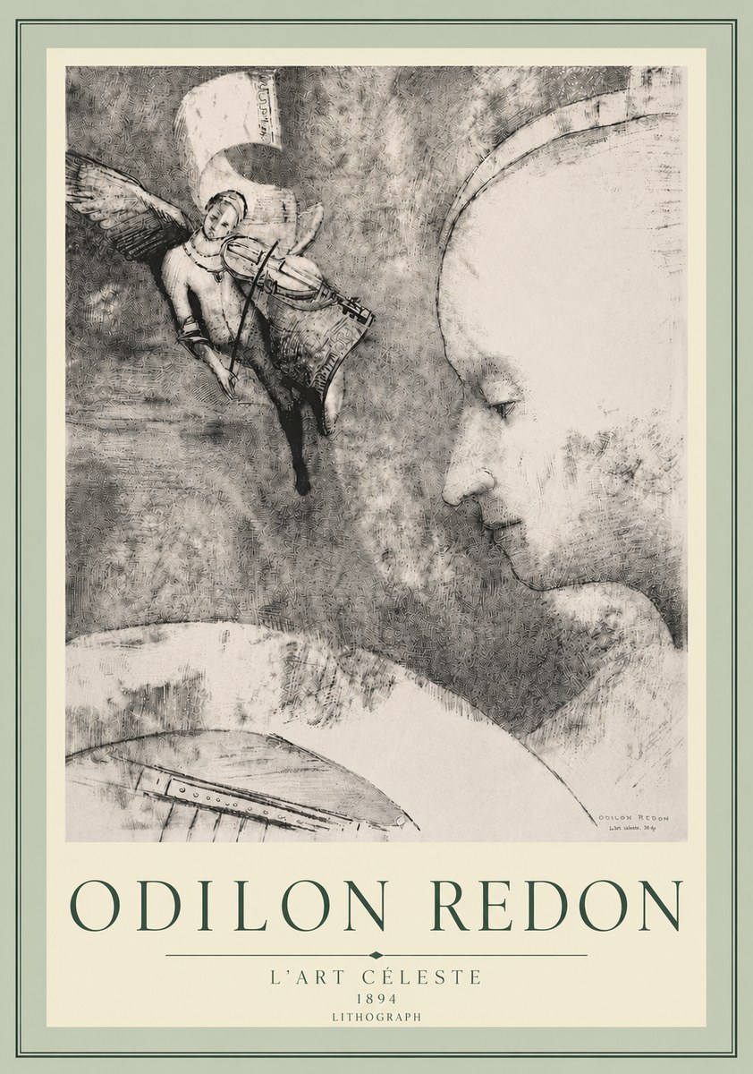 Odilon Redon L'art Céleste No5 - Plakat