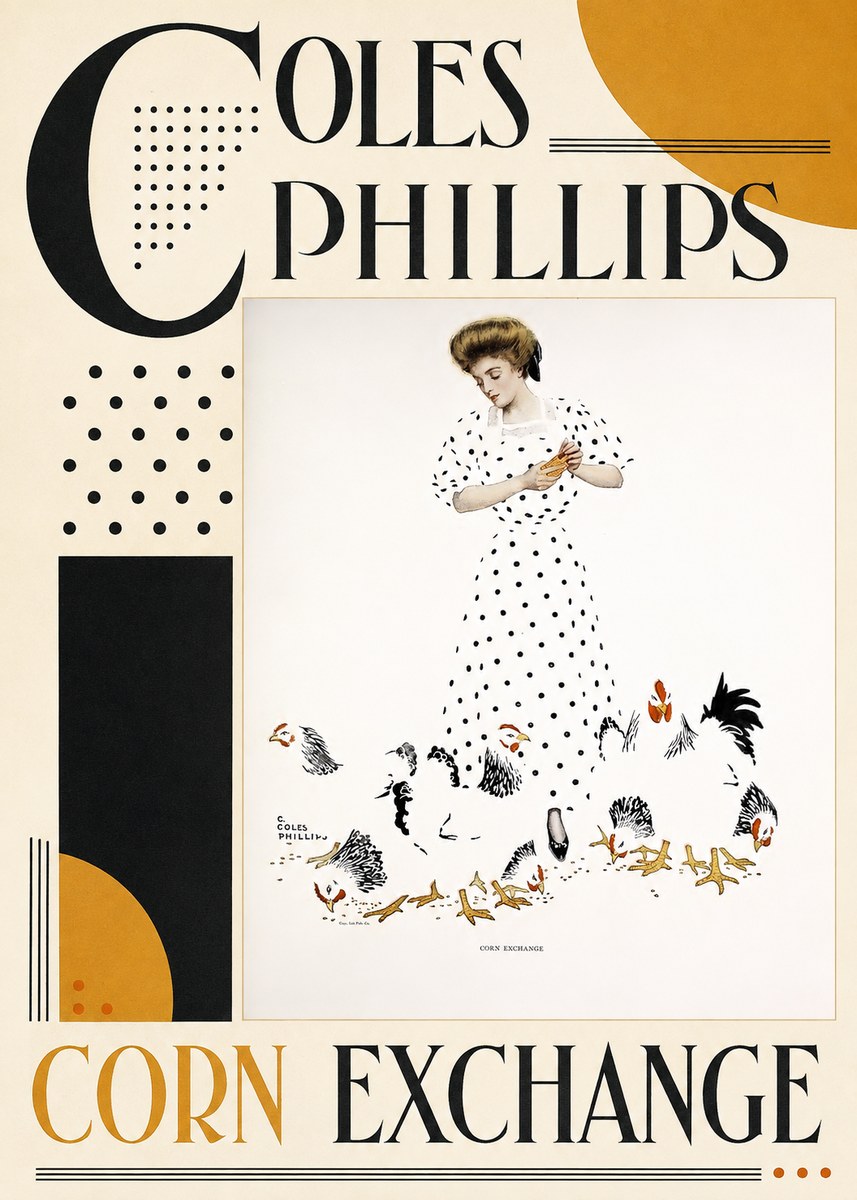 Coles Phillips Corn Exchange No3 - Plakat