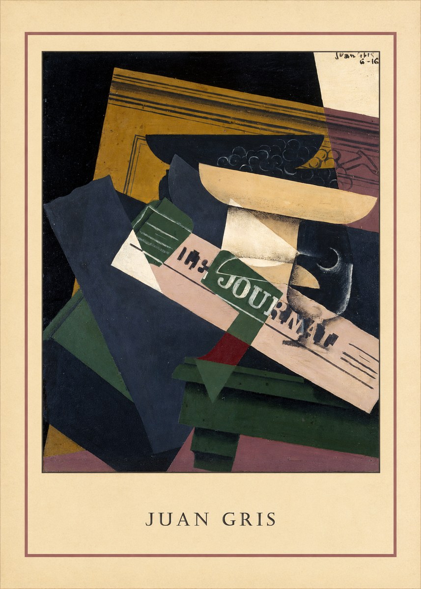 Juan Gris Journal No4 - Plakat