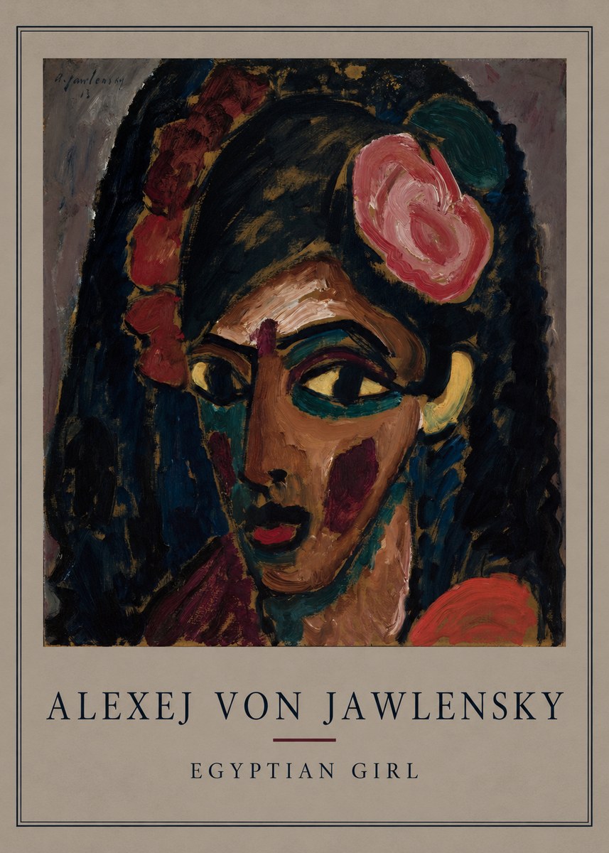 Alexej von Jawlensky Egyptian Girl No4 - Plakat