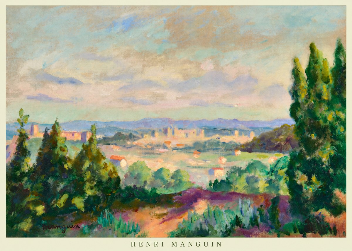 Henri Manguin Mediterranean City View No6 - Plakat