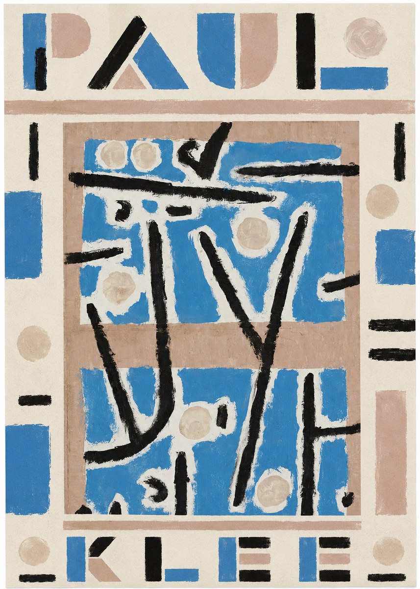 Paul Klee Abstract Geometric Composition No5 - Plakat