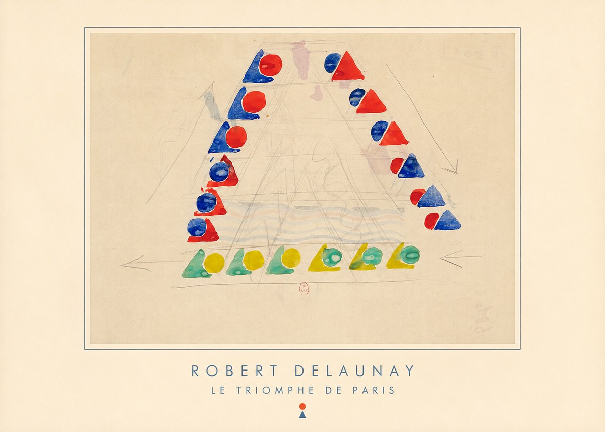Robert Delaunay Le Triomphe De Paris II No5 - Plakat