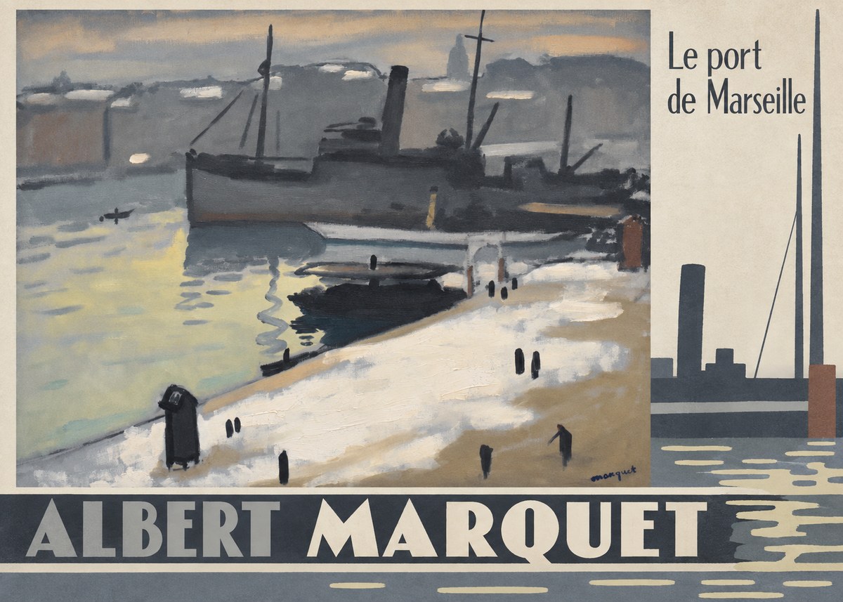 Albert Marquet Le Port De Marseille I No6 - Plakat