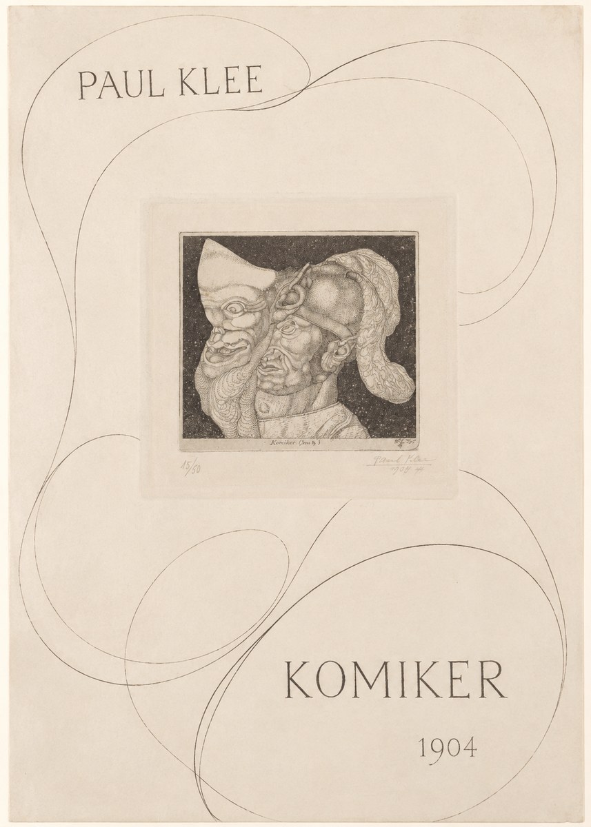 Paul Klee Komiker No3 - Plakat