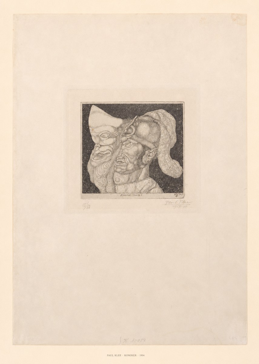 Paul Klee Komiker No6 - Plakat