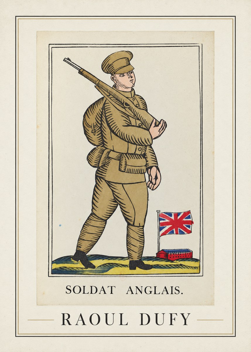 Raoul Dufy Soldat Anglais. No5 - Plakat