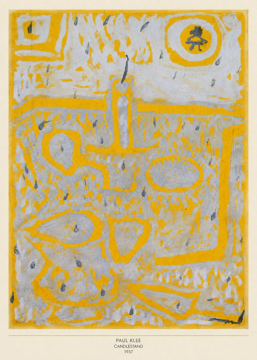 Paul Klee Candlestand No5 - Plakat