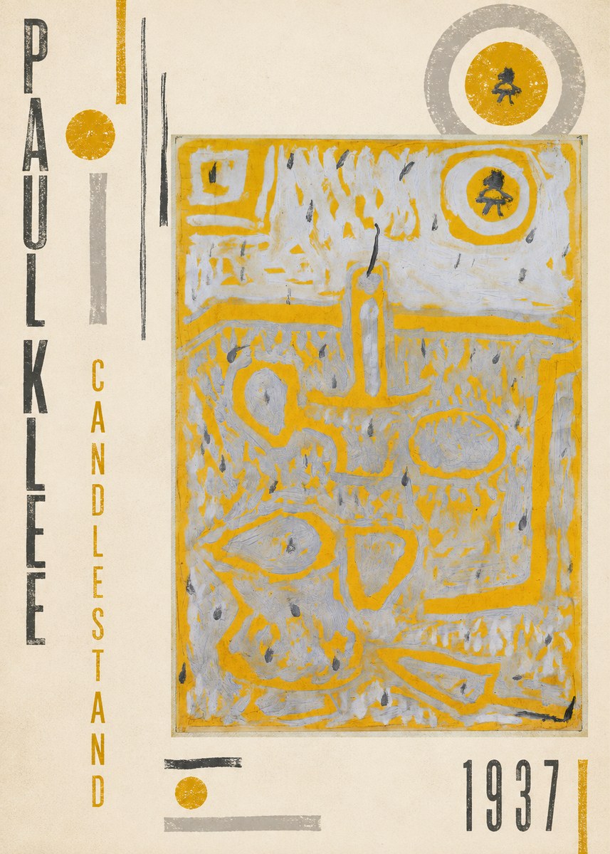 Paul Klee Candlestand No6 - Plakat