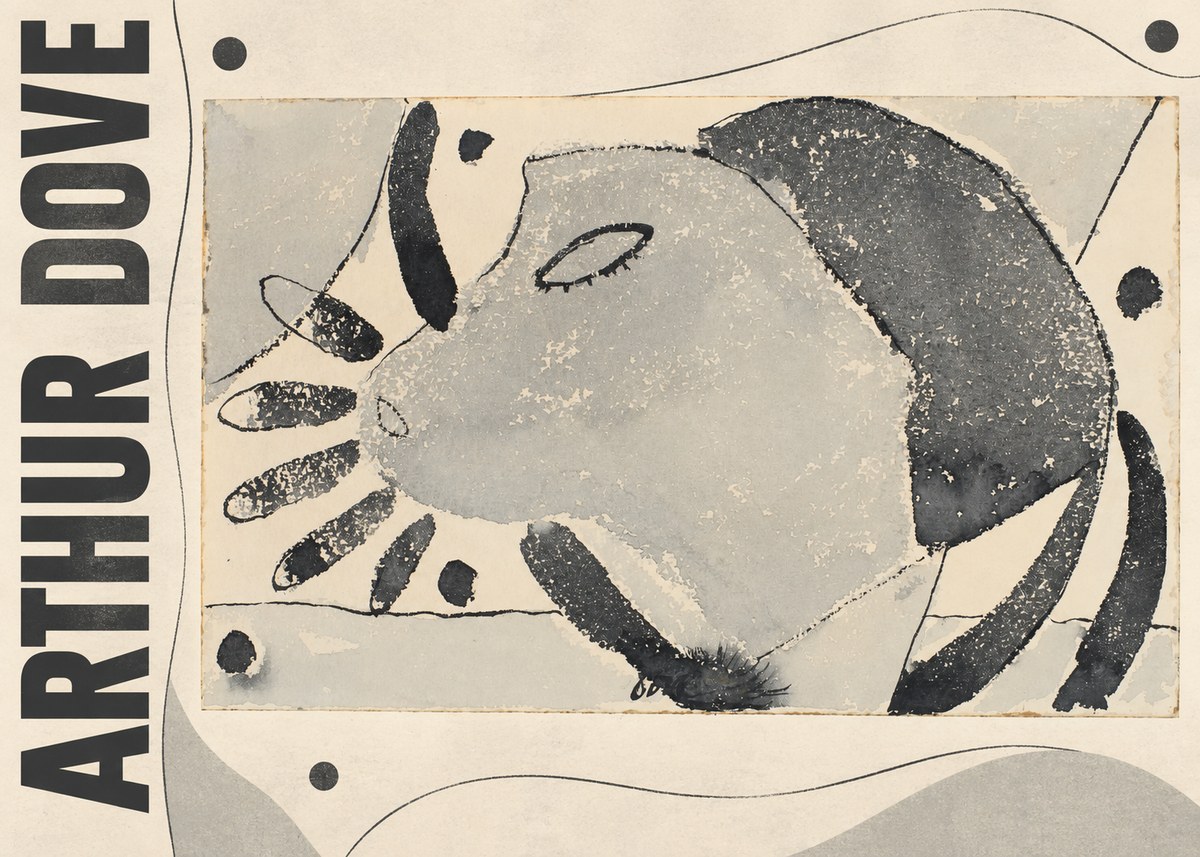 Arthur Dove Head No2 - Plakat