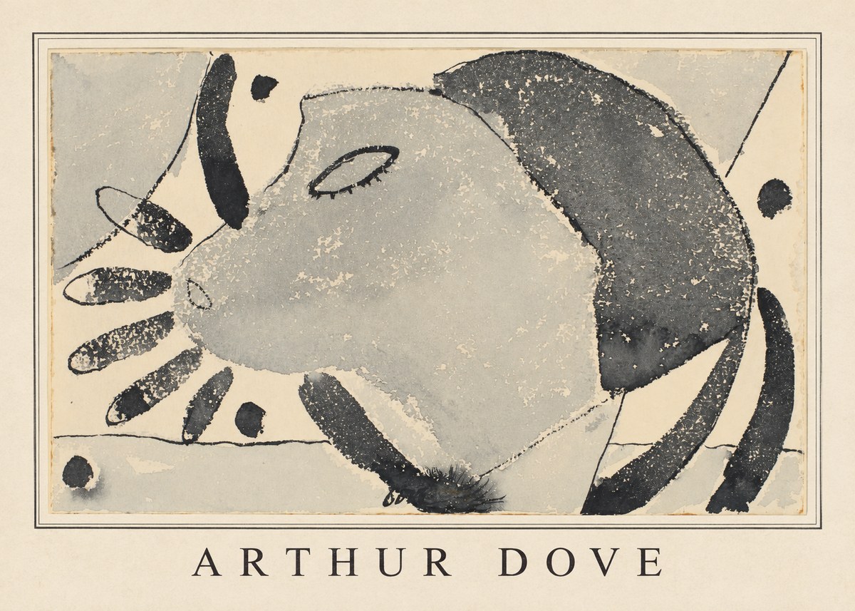 Arthur Dove Head No3 - Plakat