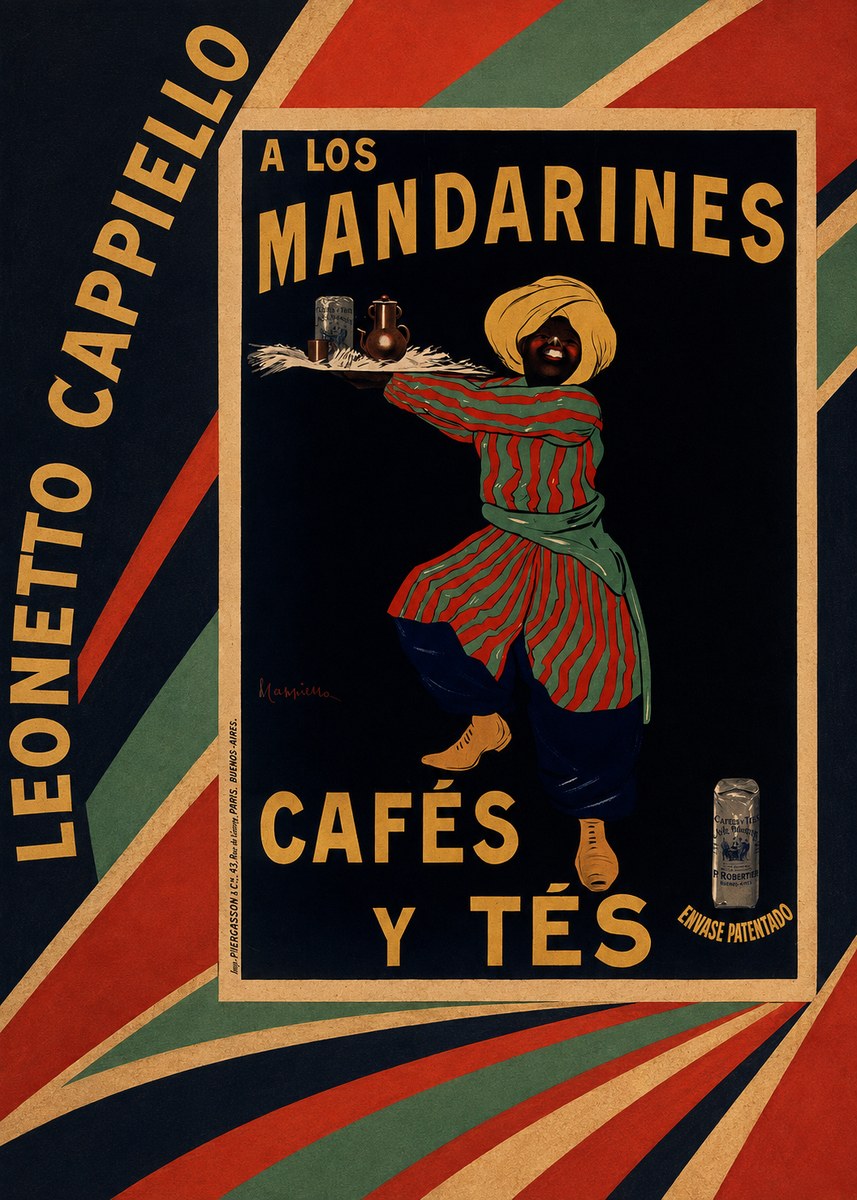 Leonetto Cappiello A Los Mandarines No5 - Plakat