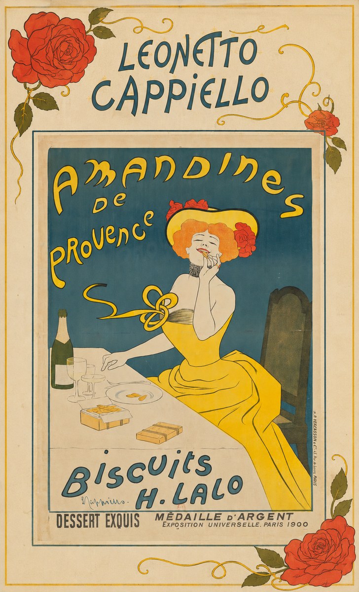 Leonetto Cappiello Amandines De Provence Biscuits H. Lalo II No5 - Plakat