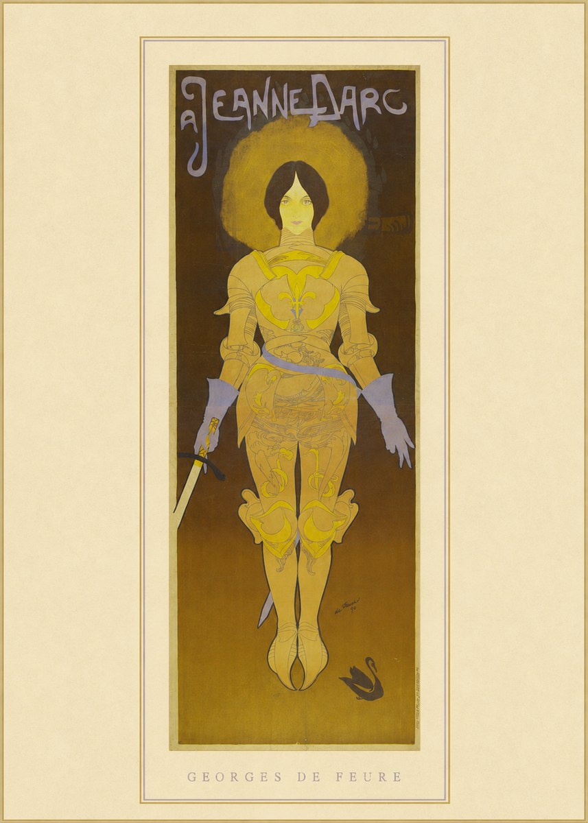 Georges de Feure À Jeanne D'arc No4 - Plakat