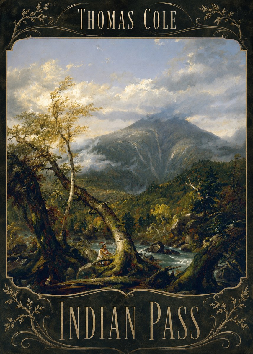 Thomas Cole Indian Pass I No2 - Plakat