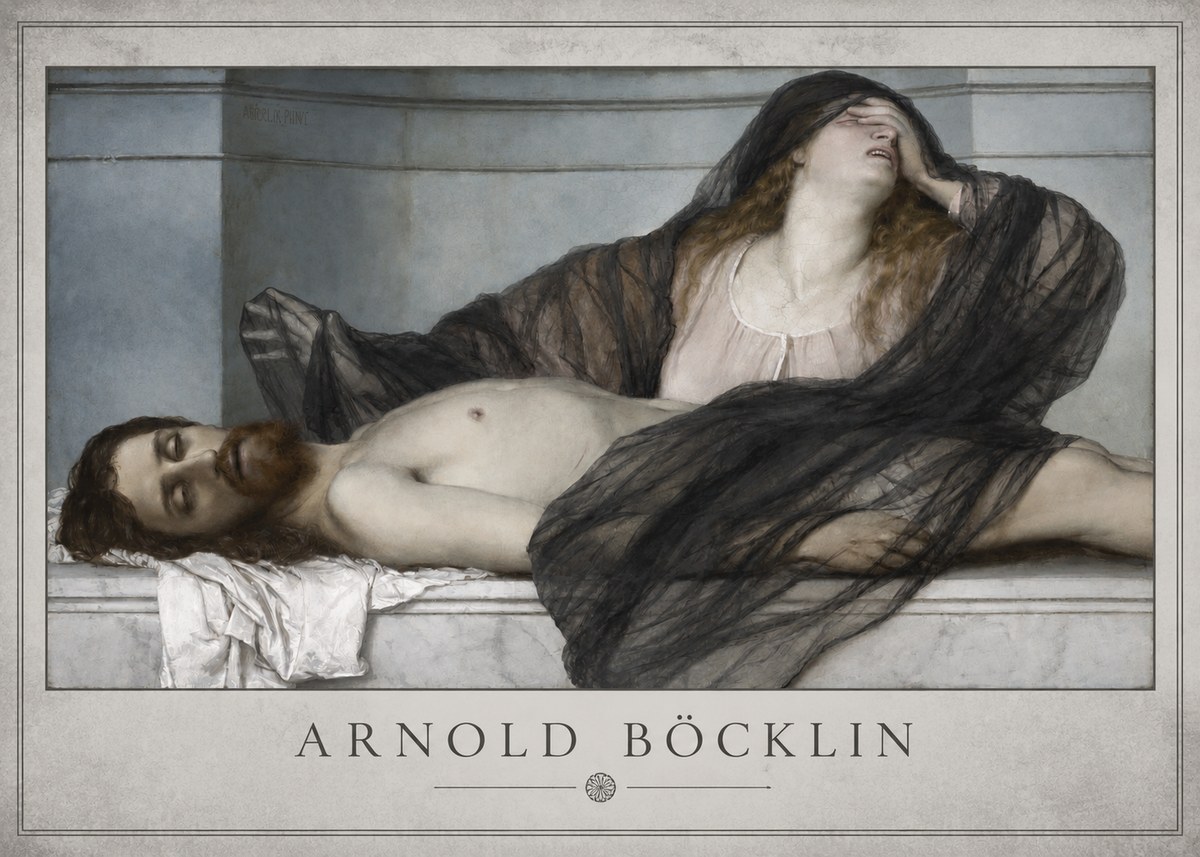 Arnold Böcklin Marie Magdalene No2 - Plakat