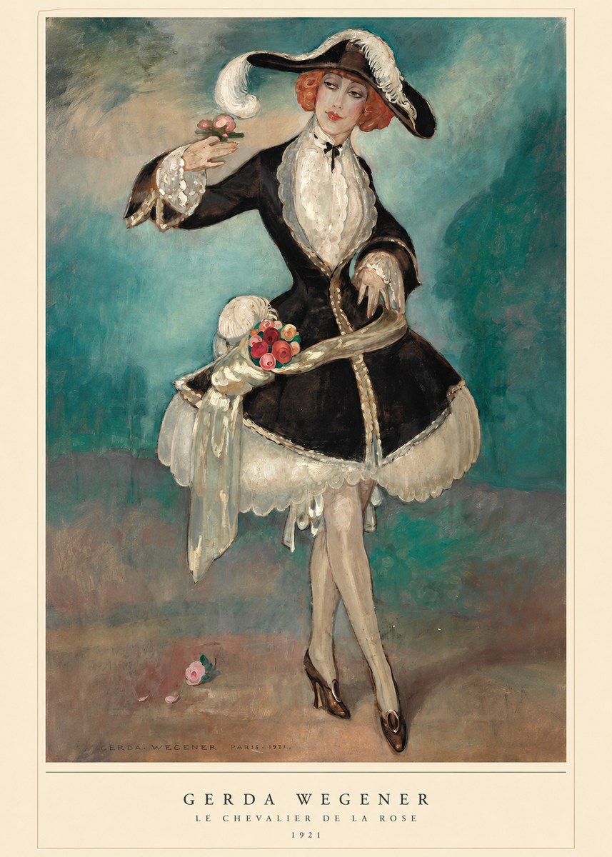 Gerda Wegener Le Chevalier De La Rose No6 - Plakat