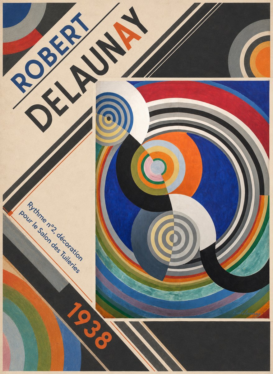 Robert Delaunay Rythme N°2, Décoration Pour Le Salon Des Tuileries No4 - Plakat