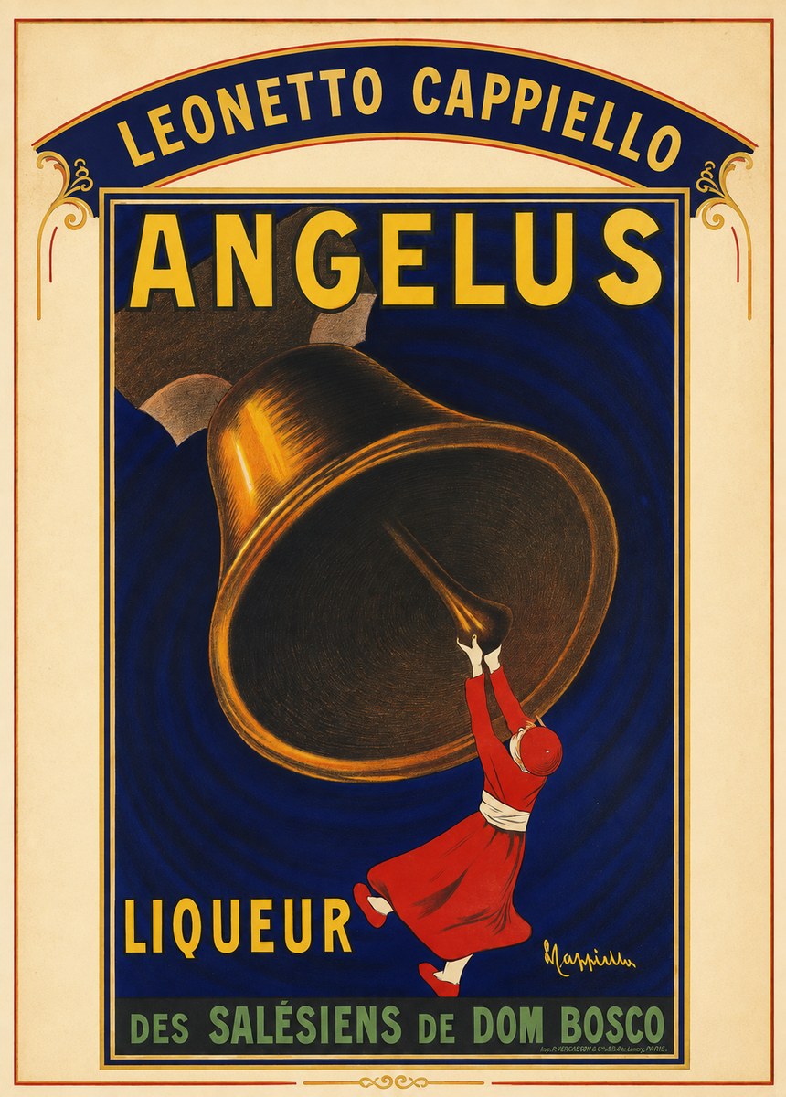 Leonetto Cappiello Angelus No3 - Plakat