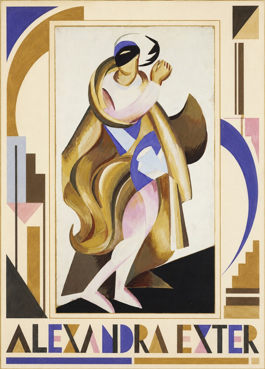 Alexandra Exter Art Deco Figure No1 - Plakat