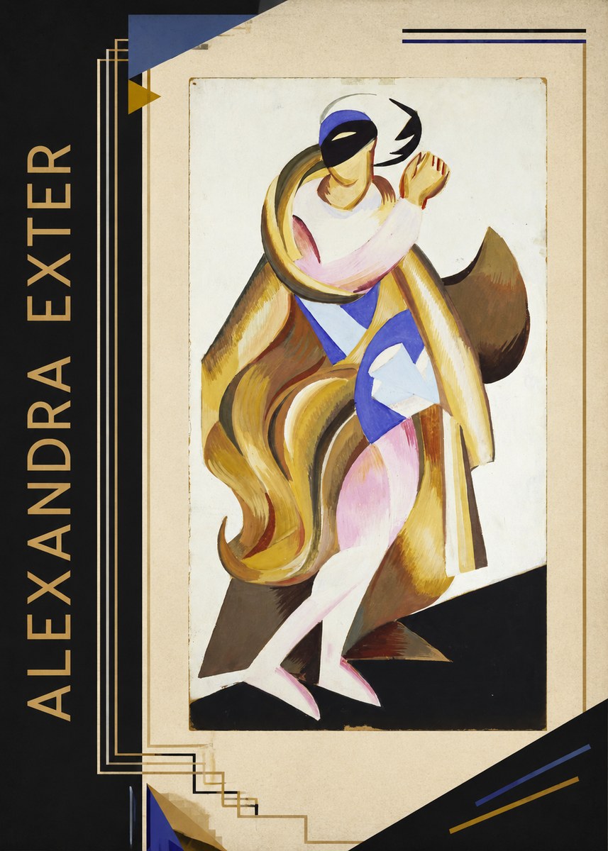 Alexandra Exter Art Deco Figure No2 - Plakat