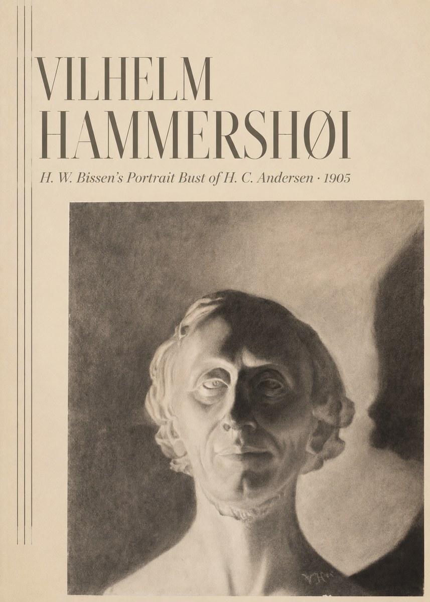 Vilhelm Hammershøi H. W. Bissen's Portrait Bust of H. C. Andersen No3 - Plakat