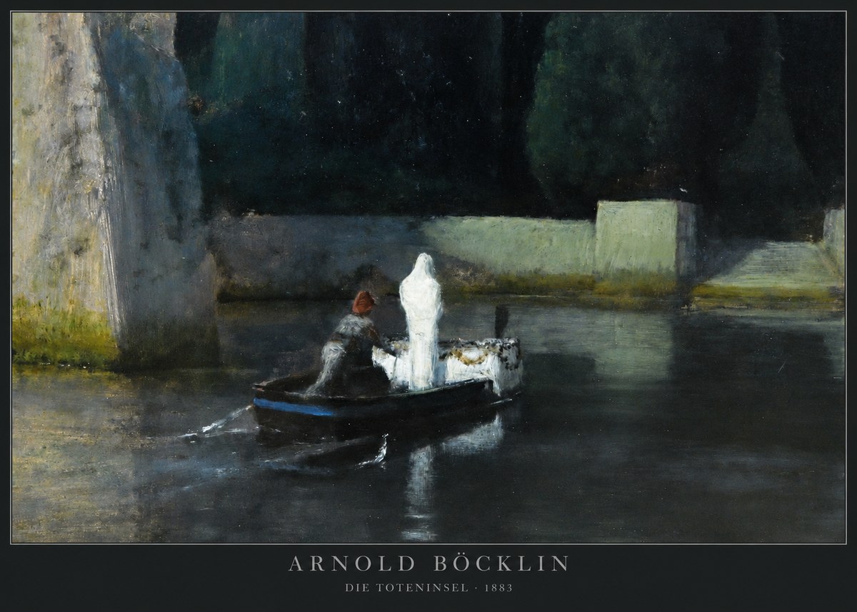 Arnold Böcklin Die Toteninsel IV No2 - Plakat