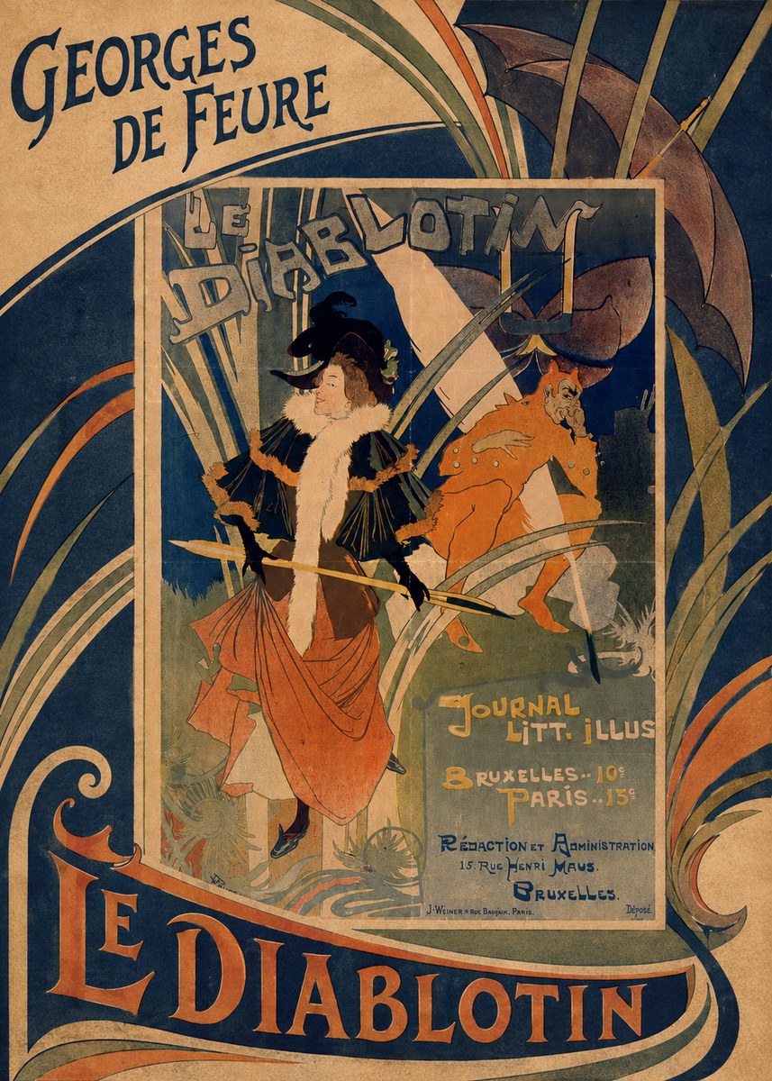 Georges de Feure Le Diablotin II No2 - Plakat