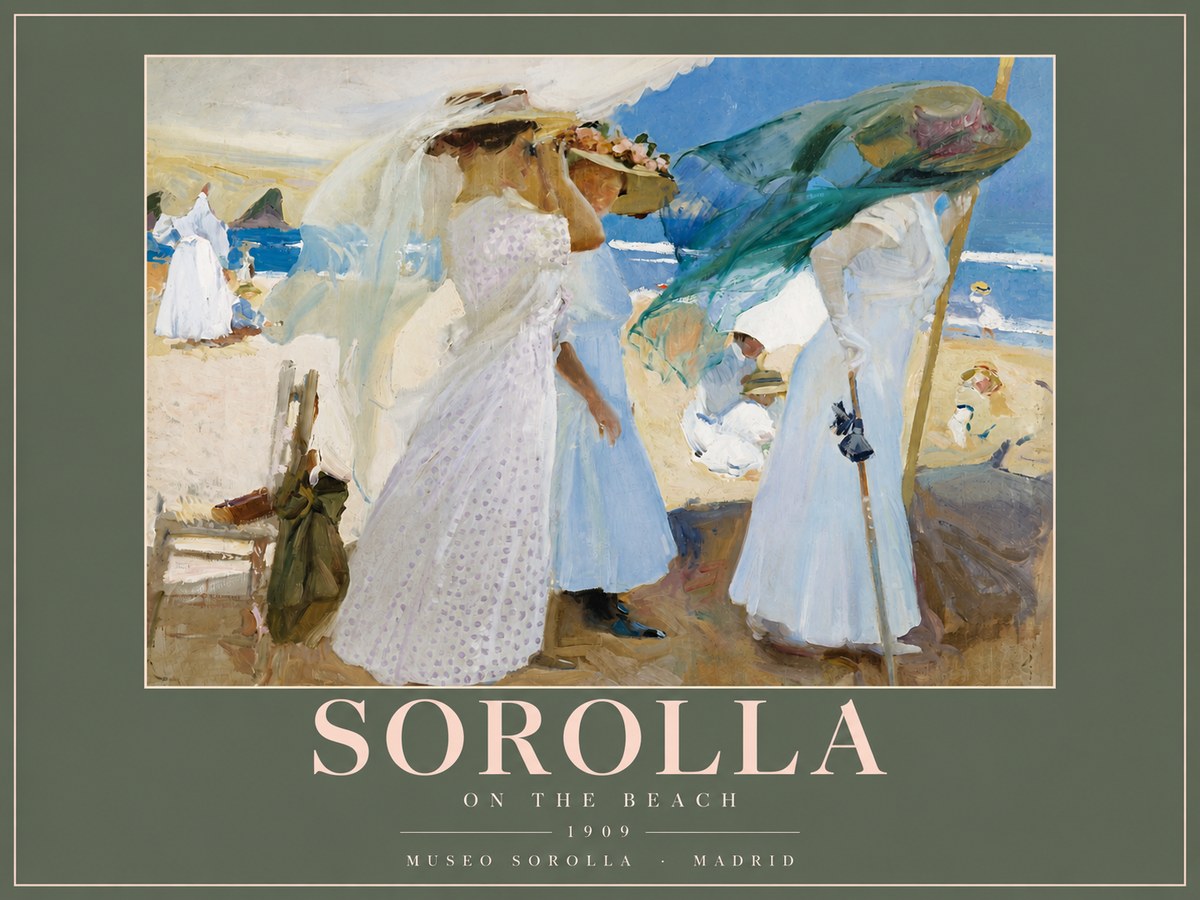 Sorolla On the Beach No4 - Plakat