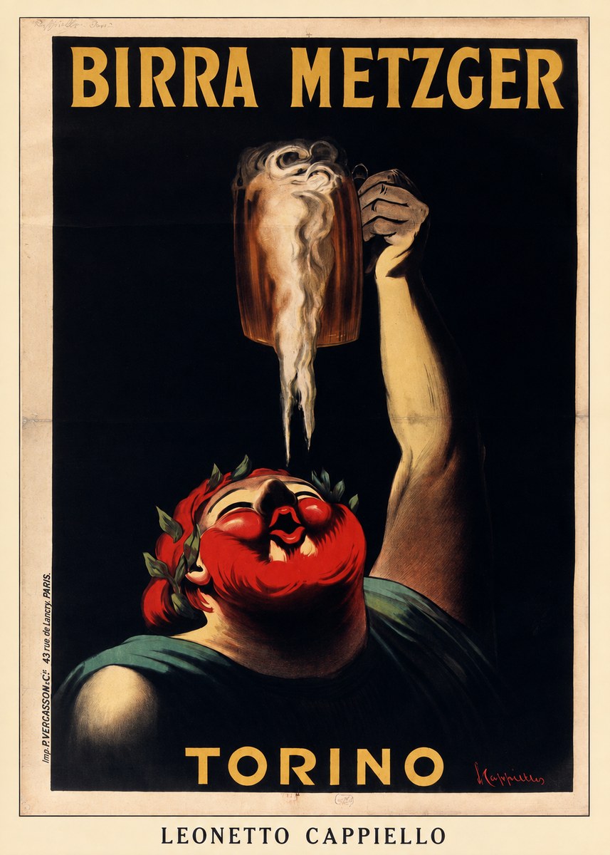 Leonetto Cappiello Birra Metzger No5 - Plakat