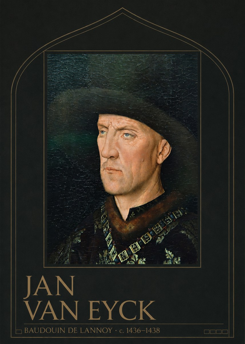 Jan van Eyck Baudouin De Lannoy No6 - Plakat