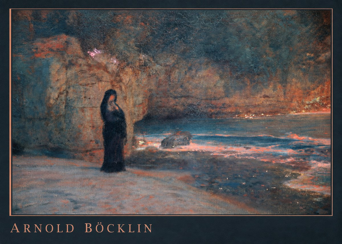 Arnold Böcklin The Lament No3 - Plakat
