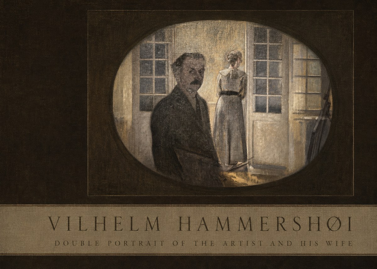 Vilhelm Hammershøi Double Portrait of the Artist and His Wife No5 - Plakat