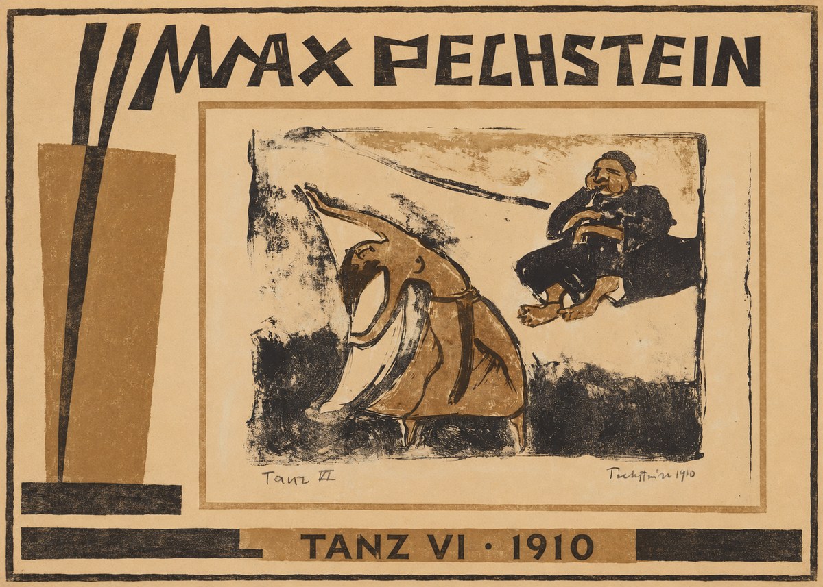 Max Pechstein Tanz Vi • 1910 No1 - Plakat