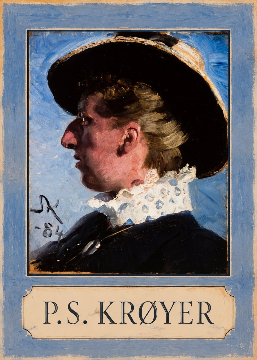 P.S. Krøyer Self-portrait II No1 - Plakat