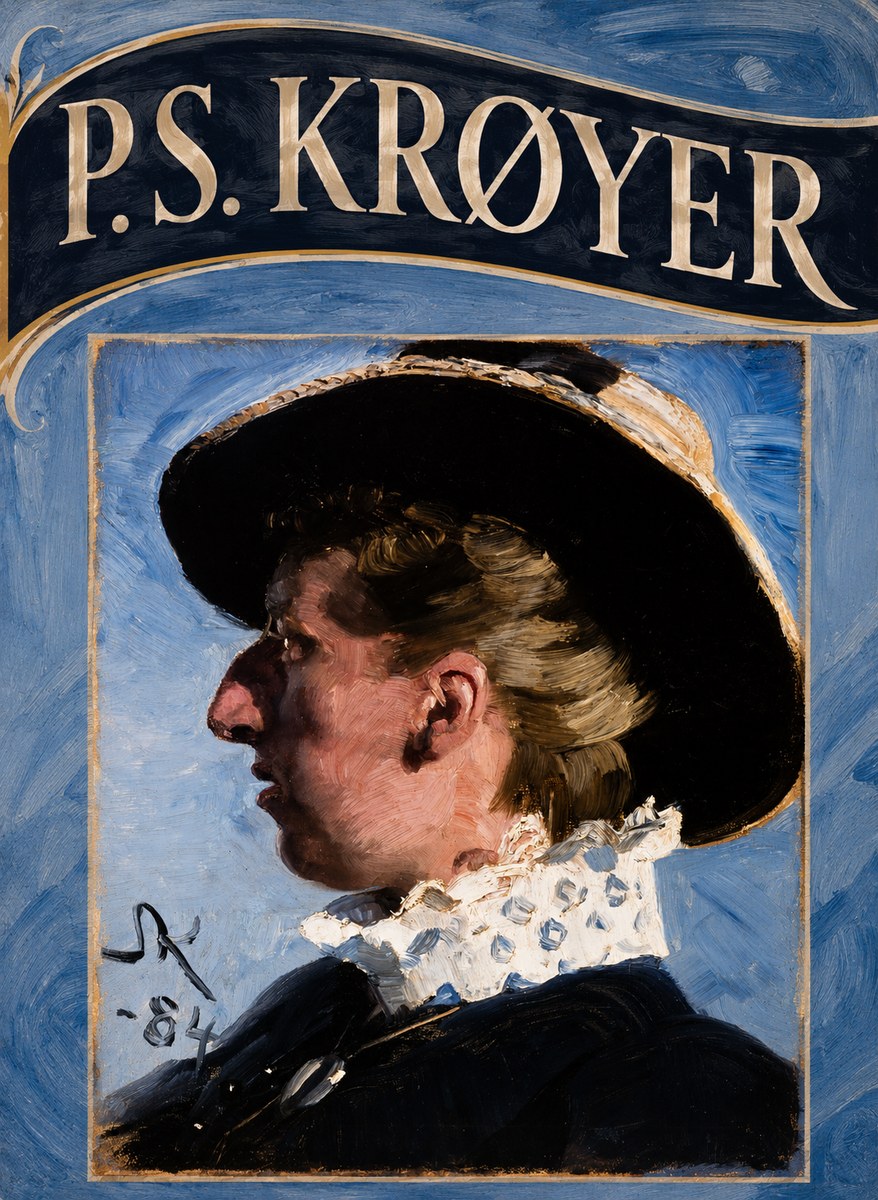P.S. Krøyer Self-portrait II No5 - Plakat