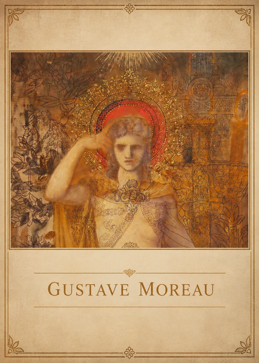 Gustave Moreau The Messenger No1 - Plakat