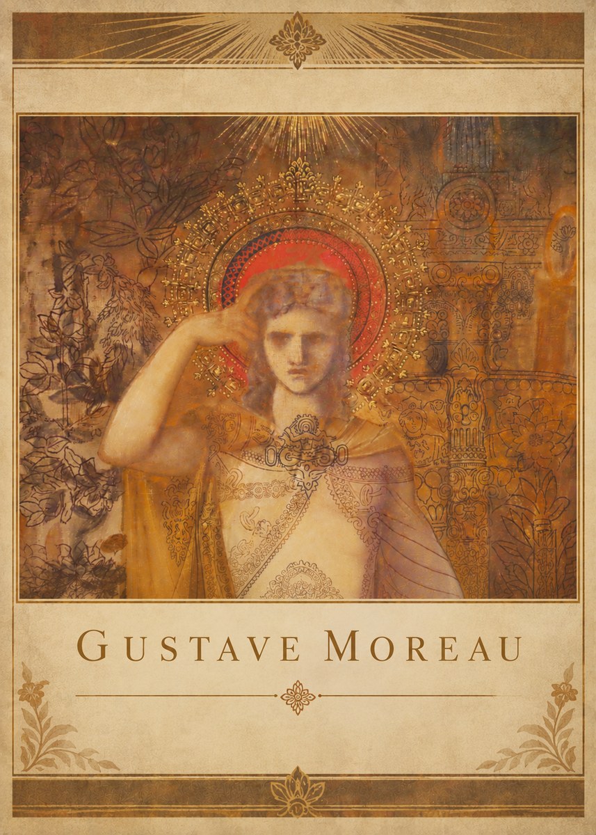 Gustave Moreau The Messenger No5 - Plakat