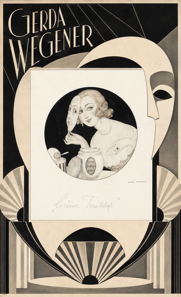 Gerda Wegener Crème Teindelys I No6 - Plakat