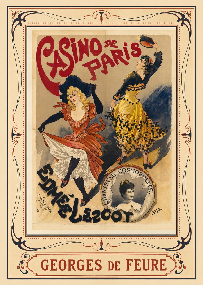 Georges de Feure Edmée L'escot No1 - Plakat