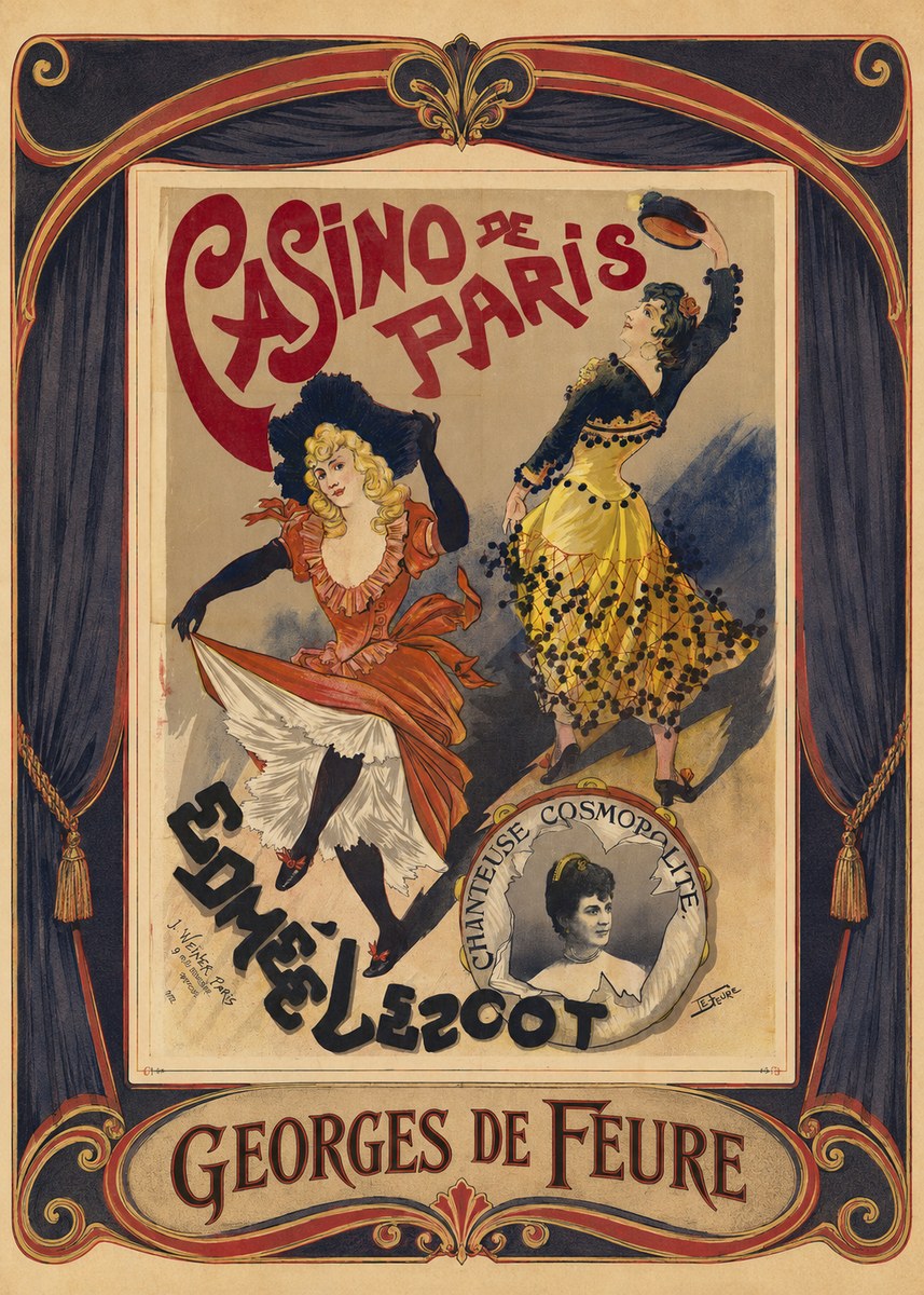Georges de Feure Edmée L'escot No5 - Plakat