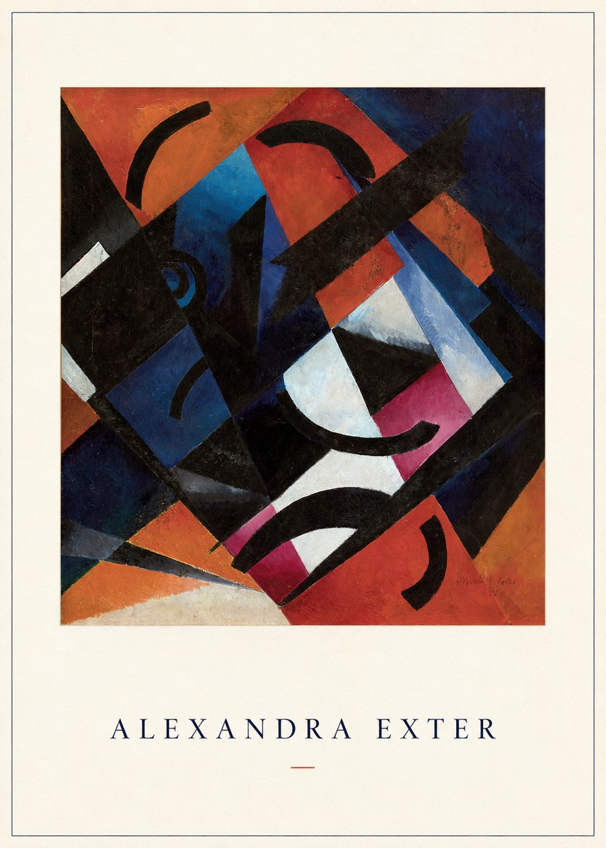 Alexandra Exter Abstract Composition No4 - Plakat