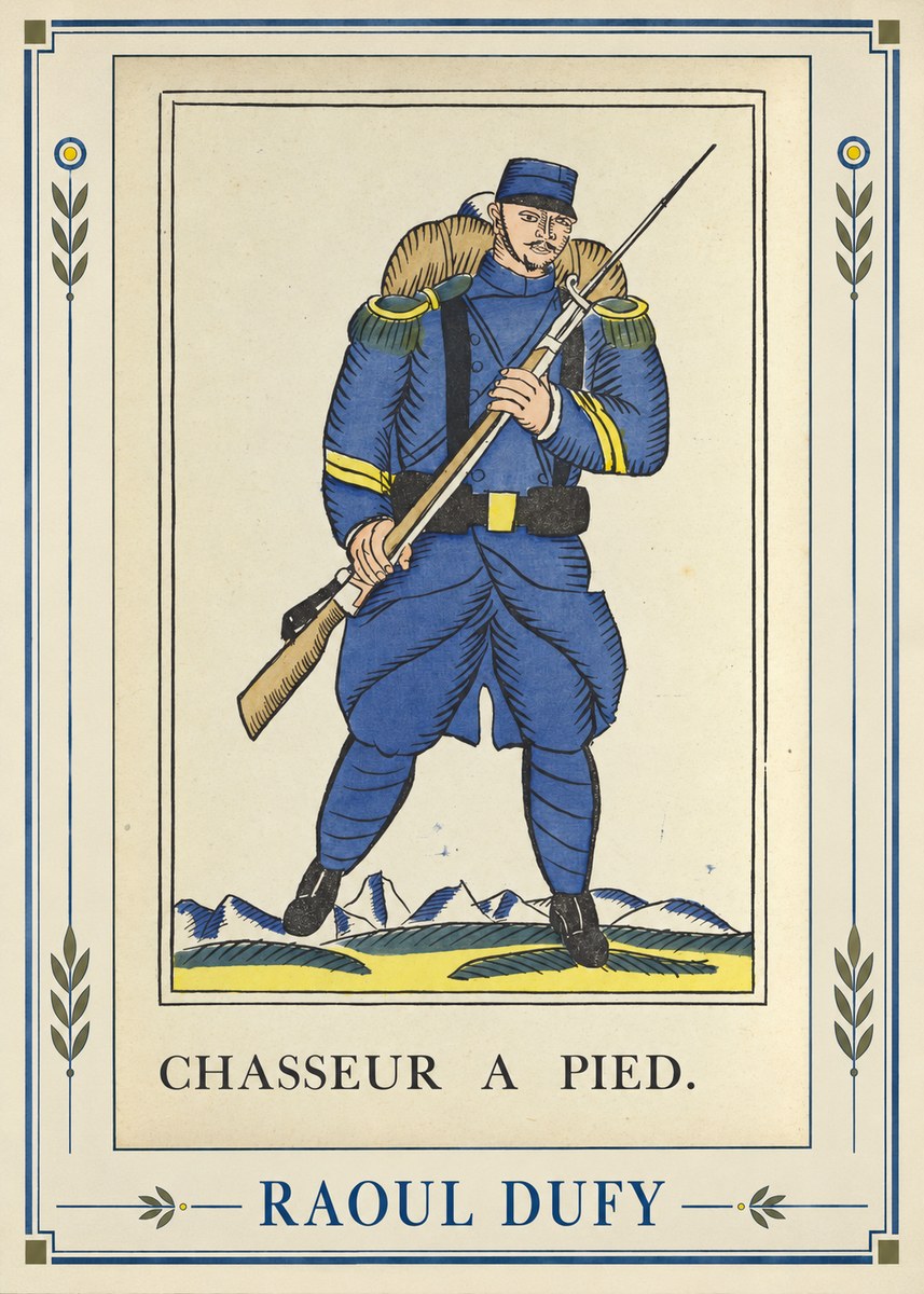 Raoul Dufy Chasseur a Pied. No1 - Plakat