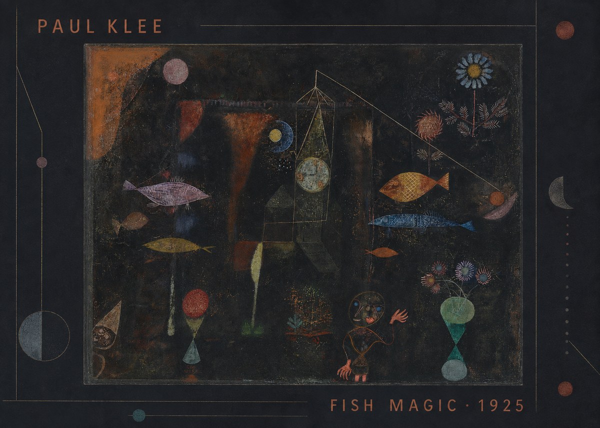 Paul Klee Fish Magic I No3 - Plakat