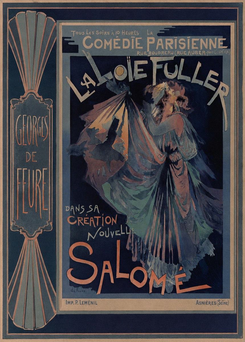 Georges de Feure La Loïe Fuller - Salomé II No3 - Plakat